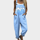 Wenche - Komfortabel mønstret jumpsuit
