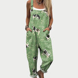 Vilde - Komfortabel mønstret jumpsuit