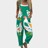 Emma - Komfortabel mønstret jumpsuit