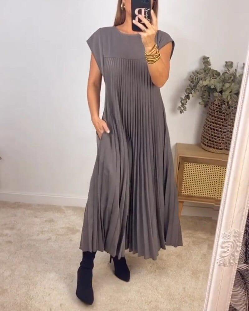 Evelina™- Elegant og luftig komfortkjole