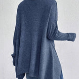 Grete™ - Elegant Asymmetrisk Høyhalset Genser