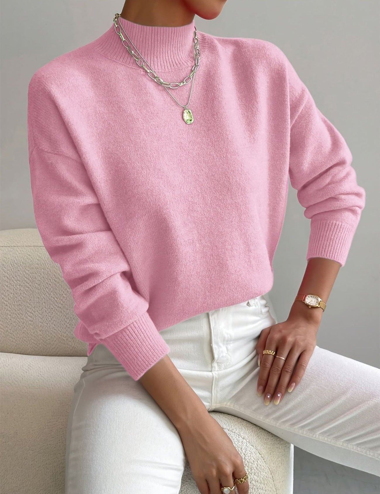 Ingrid™ - Elegant Høyhalset Komfortgenser