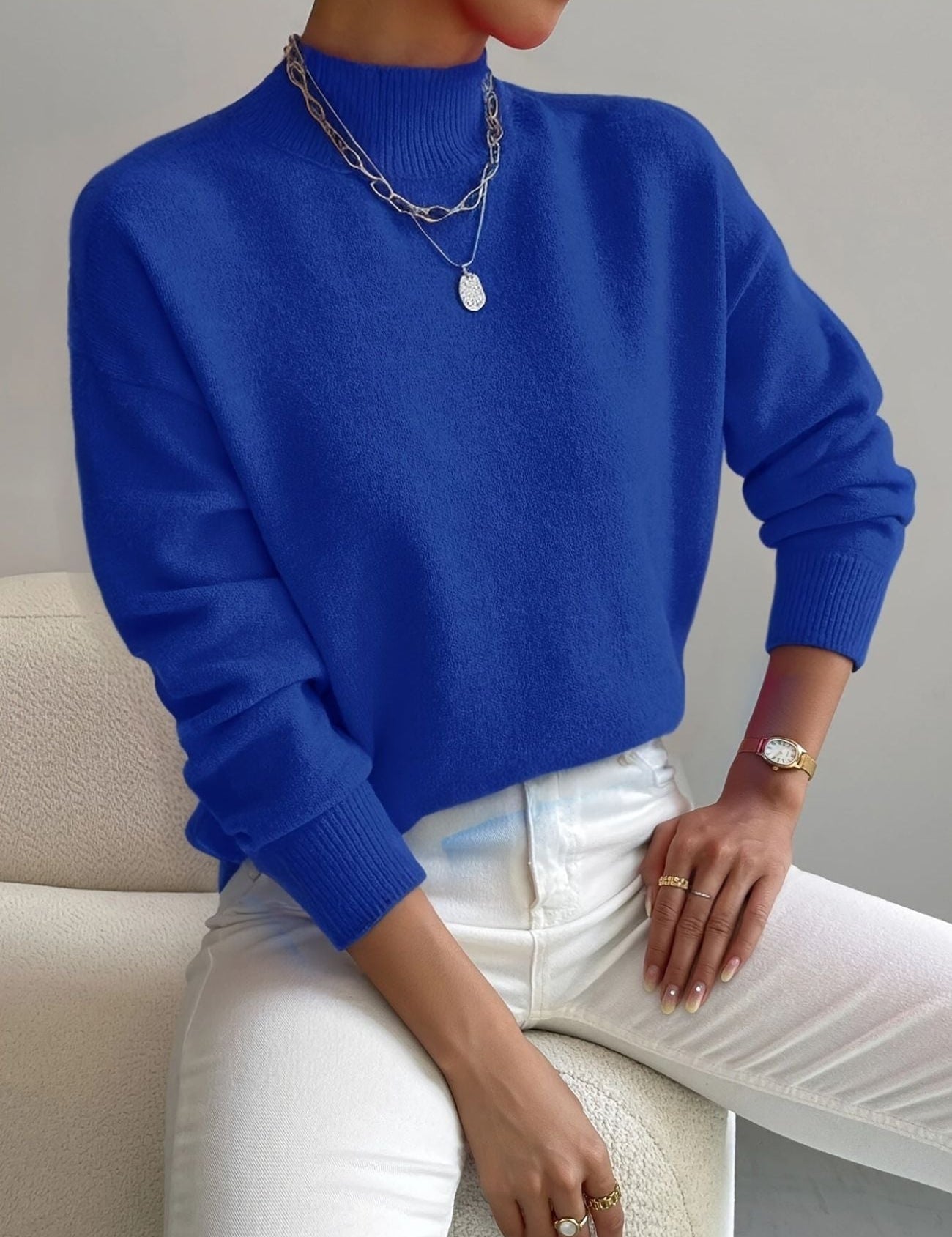 Ingrid™ - Elegant Høyhalset Komfortgenser