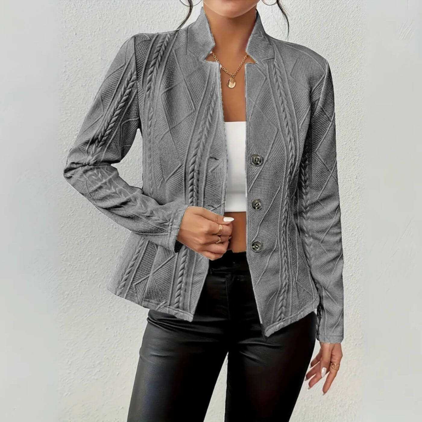 Julie™ – Elegant Figursydd Blazer