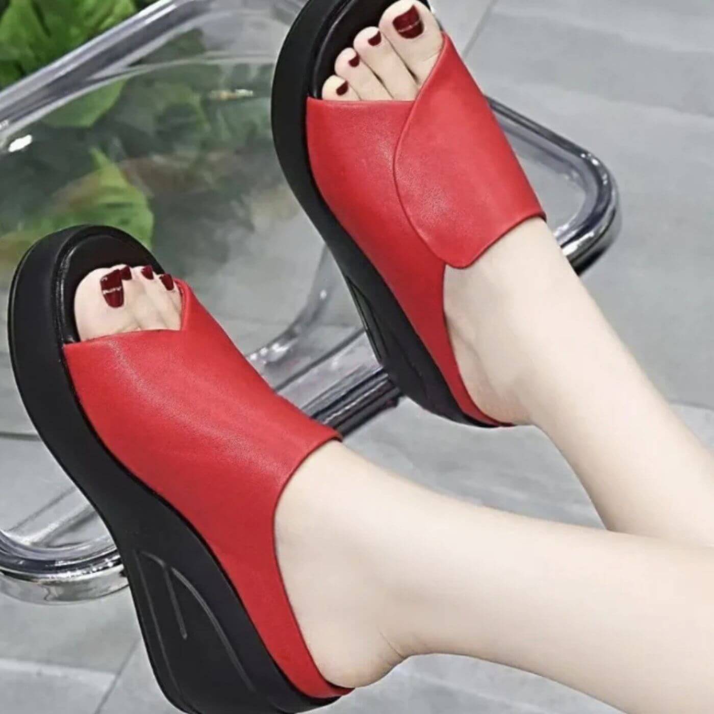 Kristin™ – Ortopediske Slip-on Kilesandaler