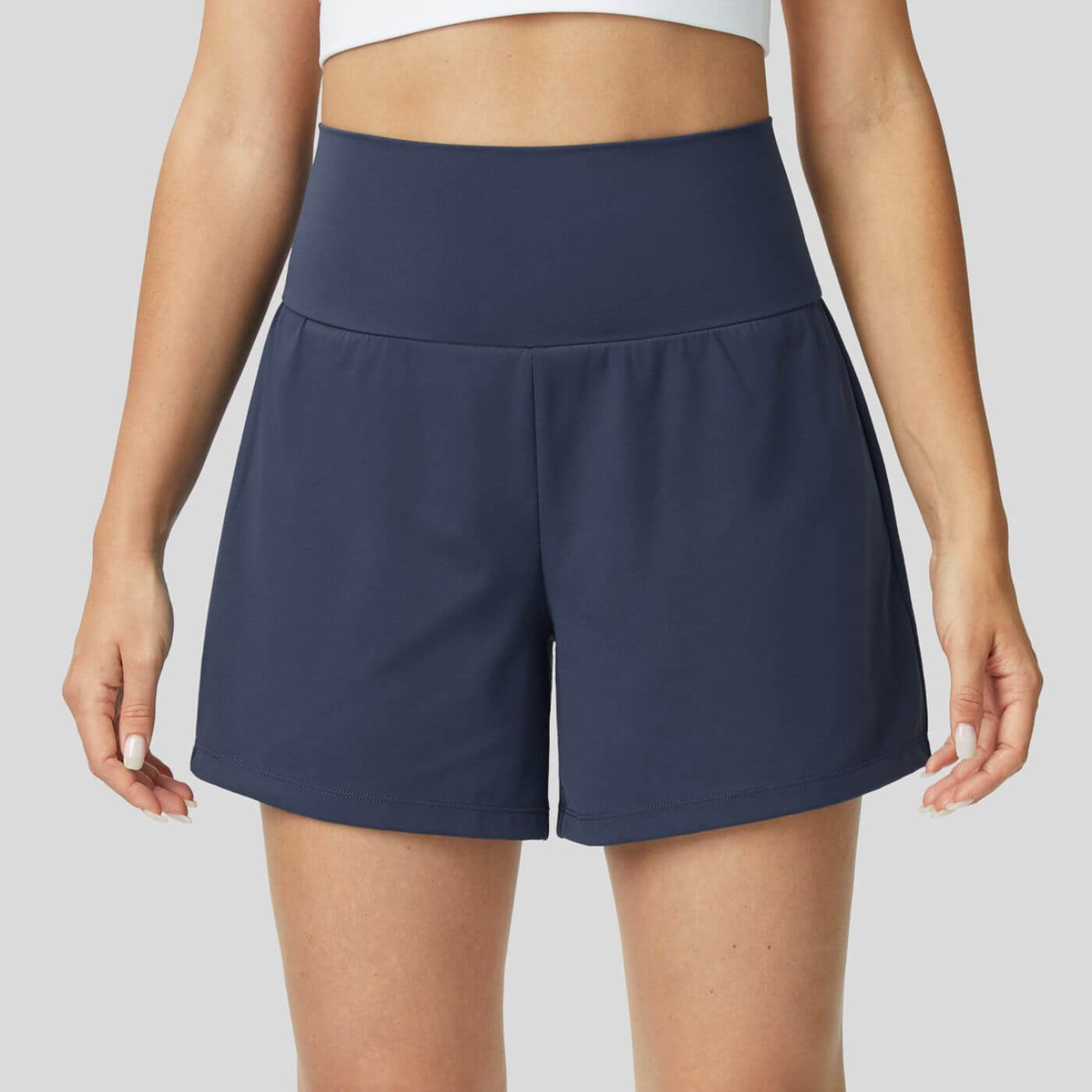 Milla™ - Pustende og Komfortable 2 i 1 Høyt Liv Yoga Shorts