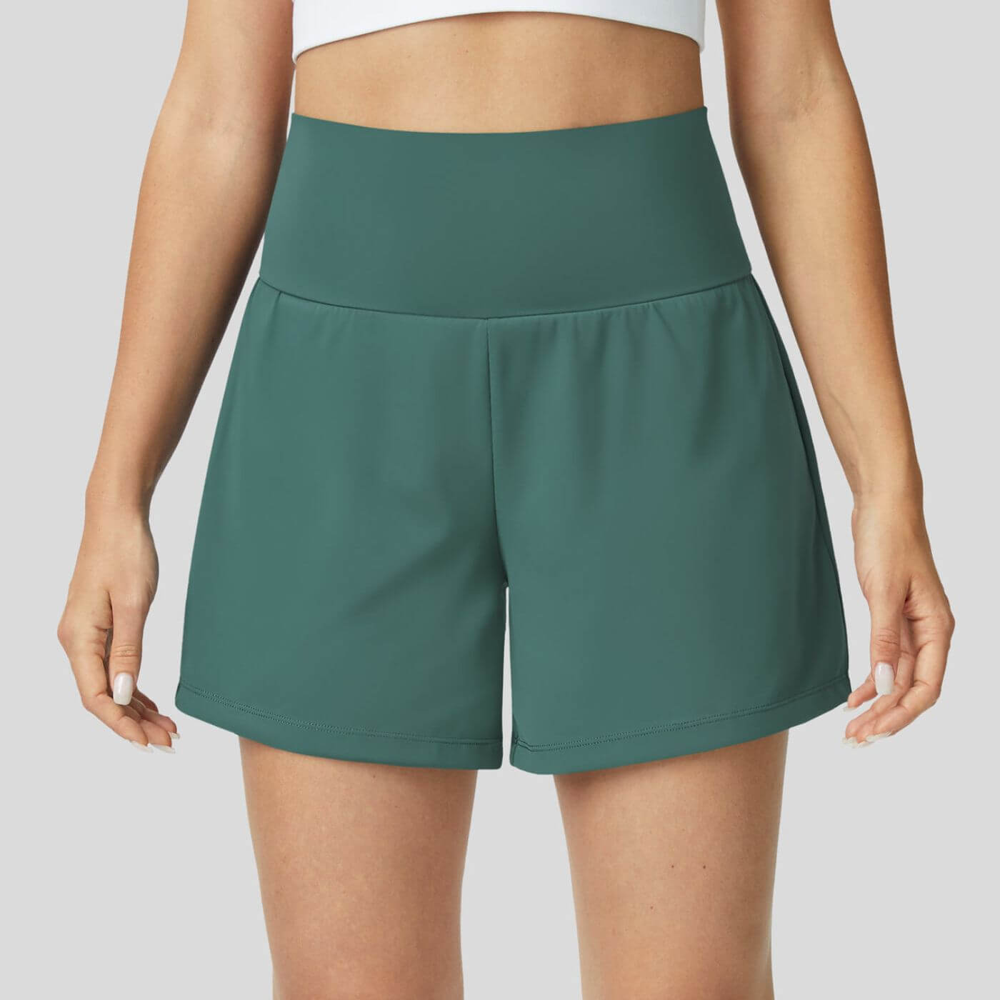 Milla™ - Pustende og Komfortable 2 i 1 Høyt Liv Yoga Shorts