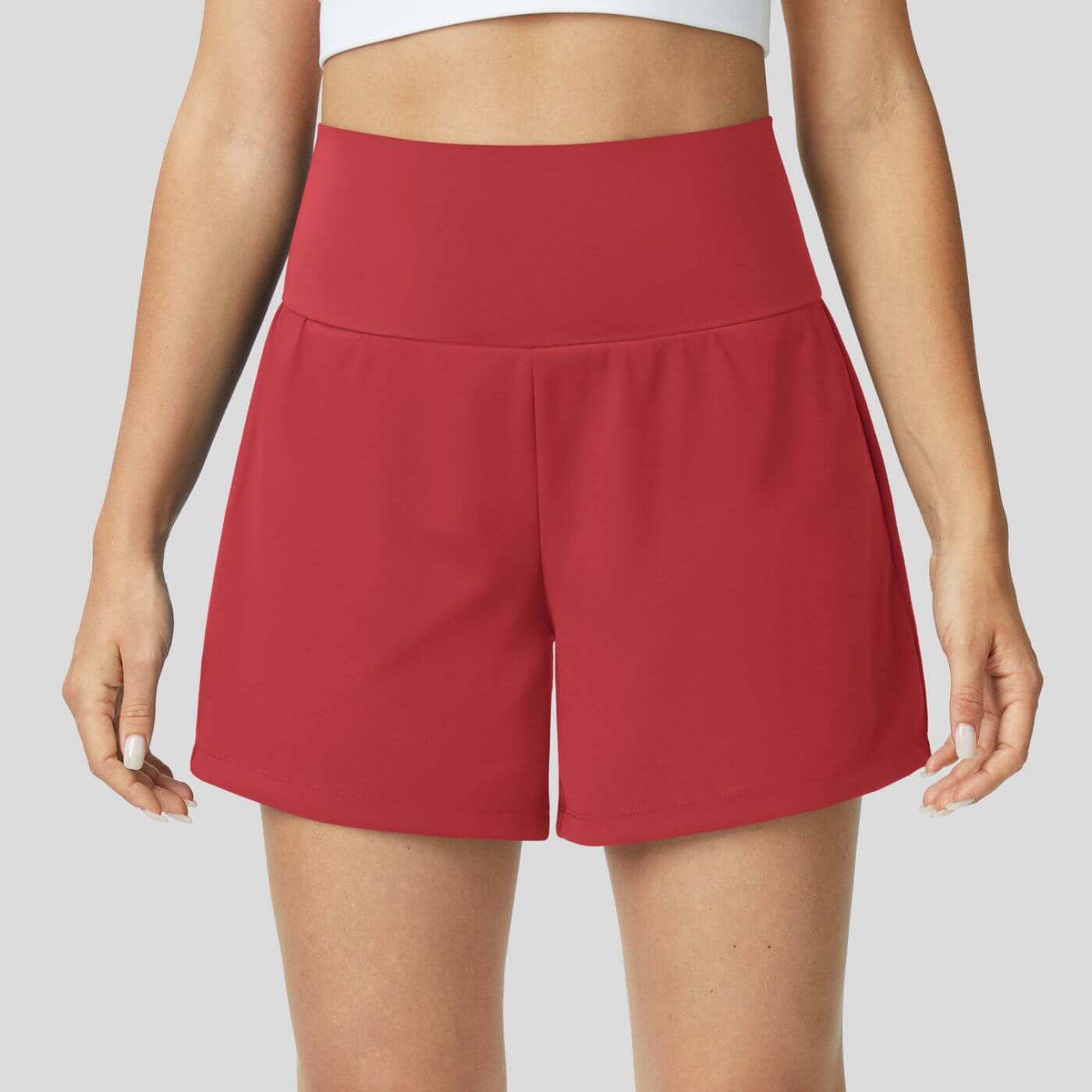 Milla™ - Pustende og Komfortable 2 i 1 Høyt Liv Yoga Shorts