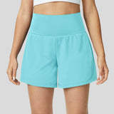 Milla™ - Pustende og Komfortable 2 i 1 Høyt Liv Yoga Shorts