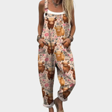 Marit - Komfortabel mønstret jumpsuit