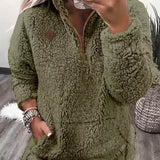 Tuva™ – Varm fleece zip-up genser