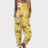 Reidun - Komfortabel mønstret jumpsuit