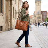 Ella™ – Flere Kompartments Strukturert Tote Bag