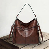 Grethe™ – Multi Glidelås Lomme Crossbody Skulderveske