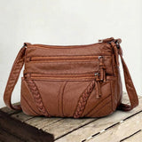 Eli™ – Multi Glidelås Tyveribeskyttende Crossbody-veske