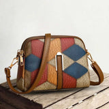 Grete™ – Patchwork crossover-veske med glidelås