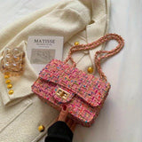 Siri™ – Ruted Kjedeinspirert Crossbody Veske