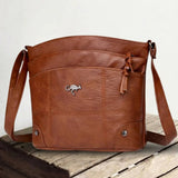 Helen™ – Sømmet Crossbody Bag med Justerbar Stropp