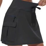 Rosa™ – Høy Midje Aktiv Skort med Lommene Med Glidelås (1+1 GRATIS)