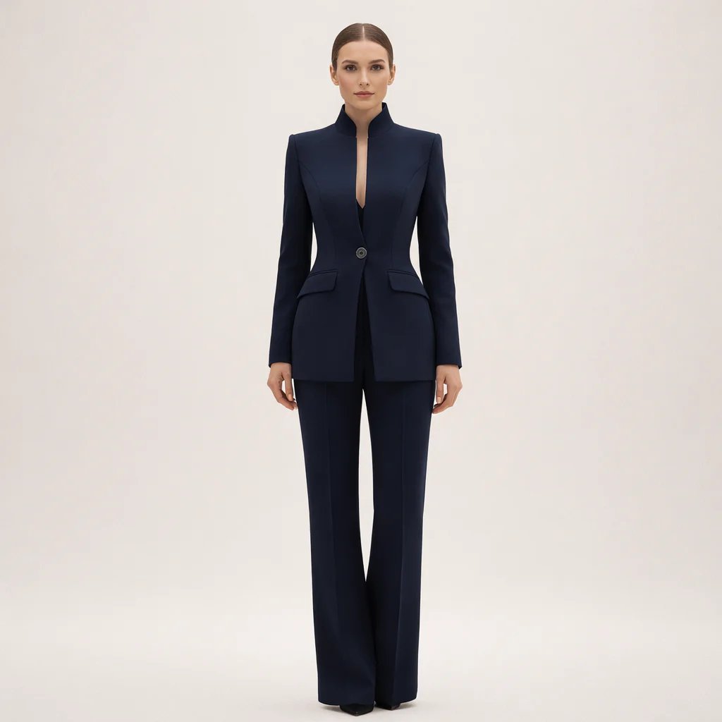 Carina™ – Skreddersydd Blazer To-delt Dressbukse Suit