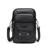 Diana™ – Multi Zip Flettet Detalj Crossbody Veske