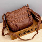 Eli™ – Multi Glidelås Tyveribeskyttende Crossbody-veske