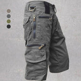 William™ – Multi Pocket Cargo Shorts med Justerbar Passform