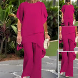 Oda™ – Asymmetrisk Lagdelt Loungewear Sett
