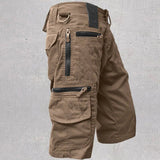 Jakob™ – Multifunksjonelle Cargo Shorts med Glidelås og Mange Lommer