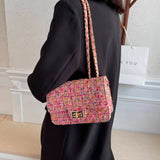 Siri™ – Ruted Kjedeinspirert Crossbody Veske