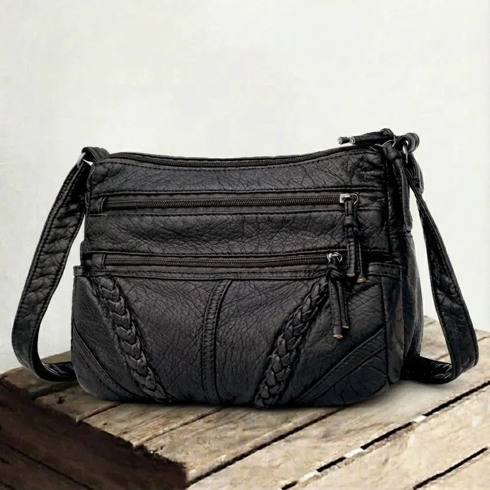Eli™ – Multi Glidelås Tyveribeskyttende Crossbody-veske