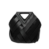 Olivia™ – Vevet strukturert totebag med snøring