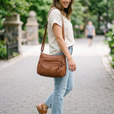 Eli™ – Multi Glidelås Tyveribeskyttende Crossbody-veske
