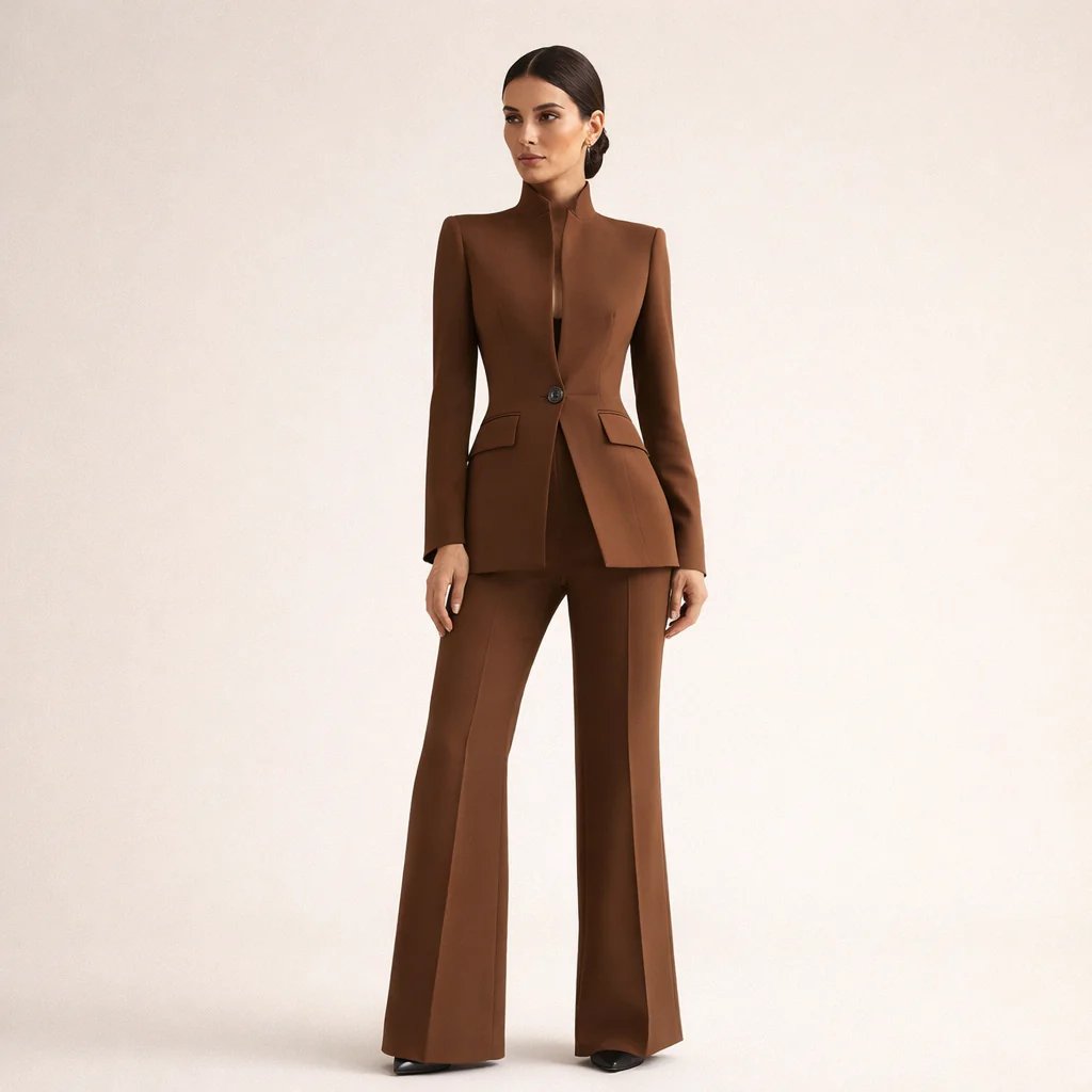 Carina™ – Skreddersydd Blazer To-delt Dressbukse Suit
