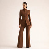 Carina™ – Skreddersydd Blazer To-delt Dressbukse Suit