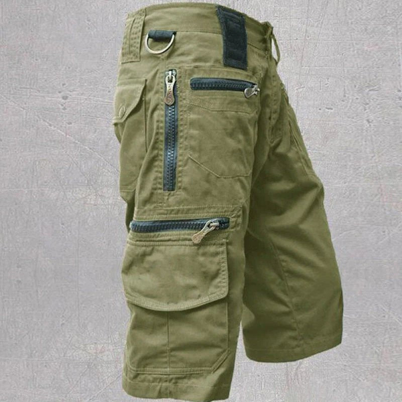 Jakob™ – Multifunksjonelle Cargo Shorts med Glidelås og Mange Lommer