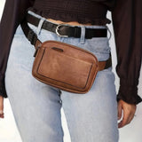 Sofia™ – Justerbart Belte Multi Pocket Crossbody Veske