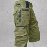 William™ – Multi Pocket Cargo Shorts med Justerbar Passform