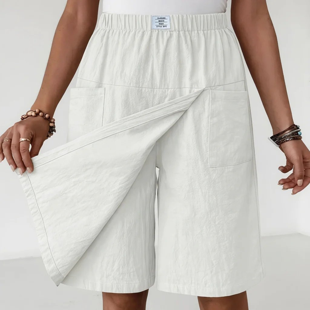 Claudia™ – Elastiske Active Shorts med Lommer