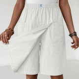 Claudia™ – Elastiske Active Shorts med Lommer