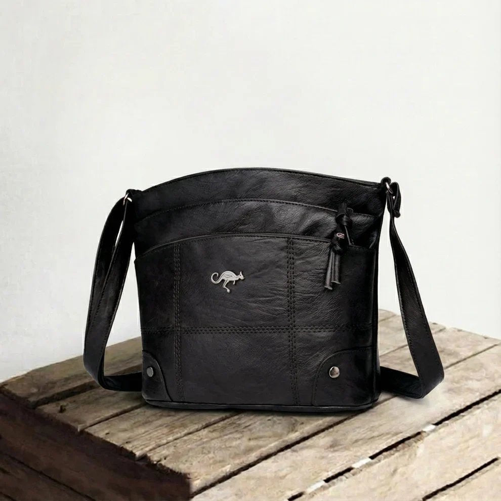 Helen™ – Sømmet Crossbody Bag med Justerbar Stropp
