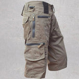 William™ – Multi Pocket Cargo Shorts med Justerbar Passform