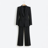 Carina™ – Skreddersydd Blazer To-delt Dressbukse Suit