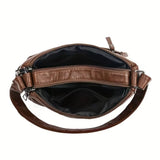 Kaia™ – Multi Zip Kompartment Vegansk Crossbody Veske