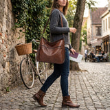 Grethe™ – Multi Glidelås Lomme Crossbody Skulderveske