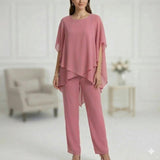 Oda™ – Asymmetrisk Lagdelt Loungewear Sett